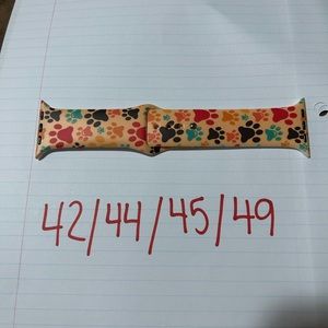 Paw print watch band